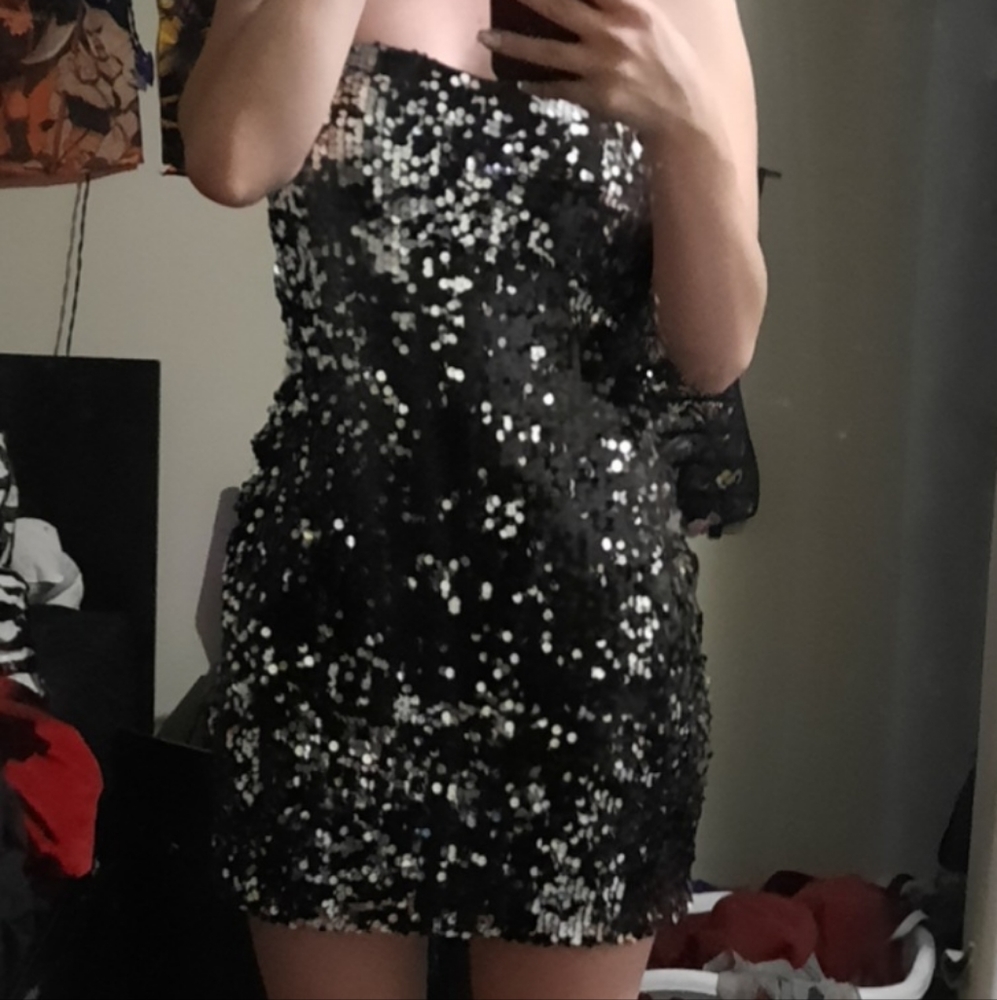 Frederick's Hollywood Tube Sequin dress S